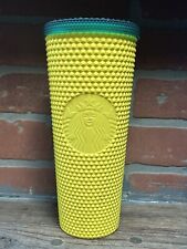 Starbucks Hawaii Pineapple Studded Cup 24oz.  Coffee Water NO STRAW Yellow picture