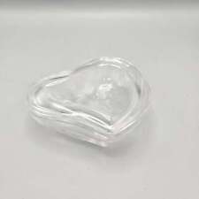 Beautiful Signed Elsa Peretti Glass Heart Trinket Box Tiffany & Co. picture