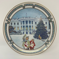 Vintage 1992 Royal Windsor Collector Plate Christmas At The White House LE picture