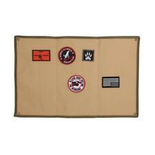 Military Patch Collection Display Panel Wall Hanging Holder For Morale Hook HB picture