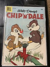 Chip N Dale #7 - 1956 Dell Comics - Sprinkler Cover - Silver Age-High Grade 8.0 picture