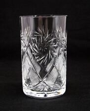 Russian Crystal Glass Hot Tea Glass, fits Metal Holder Podstakannik USSR Vintage picture