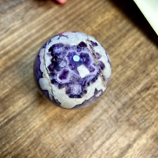 395g Natural Purple Dream Amethyst Quartz Crystal Sphere Healing Ball 13th 65mm picture