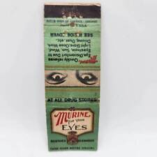 Vintage Matchcover Murine for Your Eyes  picture