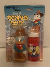 Vintage 1987 Tootsie Toy Sheriff Donald Duck Bubble Set Disney Pkg Wear picture