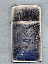 Vintage 1966 US Air Force Academy Chrome Slim Zippo Lighter picture