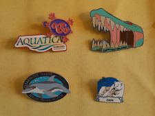 Lot Of 4 Pins - Gatorland - Clearwater Park - Seaworld Turtle- Polar Bear - X5-9 picture