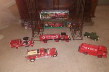 Texaco diecast truck banks & an One Of A Kind Hand Made Wire Suspension Bridge  picture