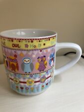 OWLS by Creative Tops Mug Coffee Tea Cup HOOT - 14 oz capacity - NWOT picture