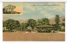 1947 - MOTEL '66 on U. S. Highway Route 66, Monrovia, CA Roadside Postcard picture