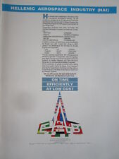 11/1992 PUB HAI HELLENIC AEROSPACE INDUSTRY ORIGINAL AD picture