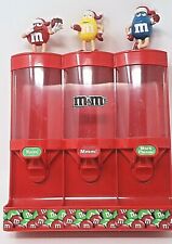 M&M Candy Machine 3 Slot Candy Dispenser 11 X 8 X 3 Holiday Advertising picture