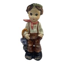 Vintage Wales Japan Farmer Boy with Watering Can Figurine  8.5
