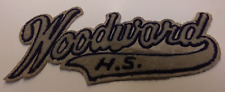 Vintage Woodward High School Oversized 12 Inches Long Patch picture