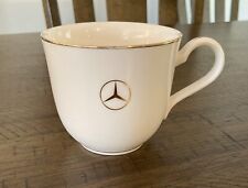 White Mercedes Benz Coffee/Tea Cup With Gold Logo picture