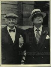 1985 Press Photo Comedians Art Carney and Jackie Gleason star in 