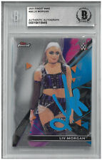 Liv Morgan Signed Autograph Slabbed WWE 2021 Topps Finest Card BAS Beckett picture