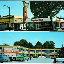 c1960s Vineland, NJ Imperial 400 Motel Royal Chef U-Haul Chevy Truck A152 picture