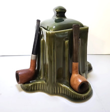 Art Deco 4 Position Humidor And Pipe Rest picture