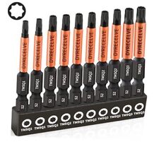 10-Pack 8 Point Star Bit - Professional 8 Point Torx Bit (Magnetic Heads & Blue picture