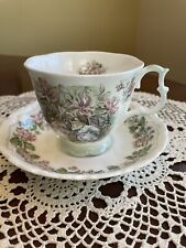 Vtg Royal Doulton Cup & Saucer 1983 Brambley Hedge Collection Summer  picture