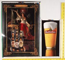 1995 BLACK & TAN, MUENCHENER, FAUST & BUDWEISER Beer Chromalin Matchprint Proofs picture