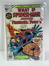 What If #1  VF/VF+ Key Marvel Comics Spider-Man Joined fantastic Four 1977 picture