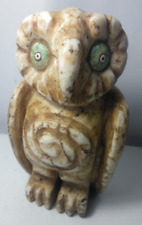 Peruvian offering carved in natural stone owl design picture