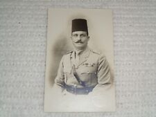 Egyptian Soldier Military Rare Antique Postcard Carte Postale Early 20th Egypt picture