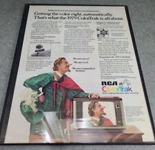 RCA Colortrak Television Getting The Right Color 1979 Print Ad  Framed 8.5x11  picture