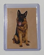 German Shepherd Limited Edition Artist Signed “Man’s Best Friend” Card 3/10 picture