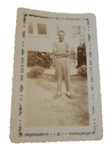 1944 Photo of Man Lou Goldberg Man Miami Florida Photograph 1940s Snapshot VTG picture
