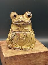 Vintage Japan Incense Holder Otagiri MCI Stoneware Ceramic Frog picture