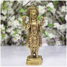 Dhanvantari Statue Brass Lord Vishnu God of Ayurveda Hindu Dhanvantri Figurine picture