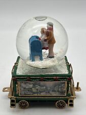 The Bradford Exchange Wonderland Express: Letters To Santa Snow Globe Train Car picture