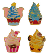 4 Ice Cream Soft Serve Characters Frozen Yogurt Disney Parks Trading Pin Set New picture