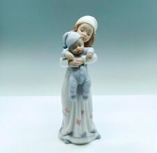 Lladro #8019 Going to Bed (Girl Carrying Baby to Bed)  ~ Gorgeous Details picture