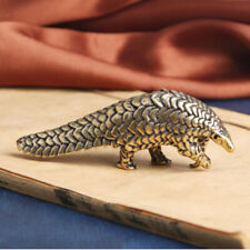 Brass Pangolin Statue Animal Figurines Toys House Office Decoration picture