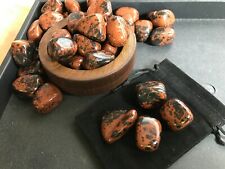 Beautiful Mahogany Obsidian Tumbled Stones US Seller  Lot# SP202B picture