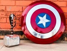 Full Metal Version Captain America Shield | Thor Hammer Avengers Replica Props picture