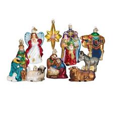Old World Christmas: Nativity Collection Hanging Ornaments, Set of 9 14020-OWC picture