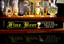 18 BEER TAP HANDLE DISPLAY WITH REMOTE CTL LED LIGHTED FINE BEER SERVED BAR SIGN picture