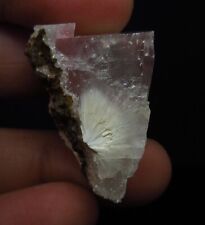 New find: Reddish Pink Calcite with mesolite (non-precious natural stone) # 2360 picture