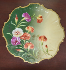 Collector Plate Antique - Flowers 8