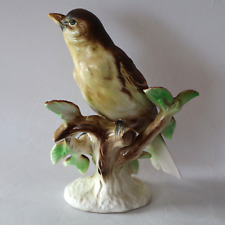 Vintage Tilso Hand painted Porcelain Bird Figurine Glossy Brown, Yellow Japan 8