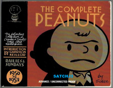 PEANUTS COMPLETE 1950-1952 RARE PROOF BOOK 1 CHARLES SCHULZ ART COMIC STRIPS picture
