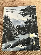 new hampshire troubadour 1942 Antique Book picture