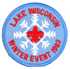 1983 Winter Event Lake Wisconsin District Four Lakes Council Patch Scouts BSA WI picture