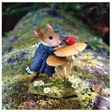 Wee Forest Folk Miniature Figurine M-581 - Ladybug Chat picture