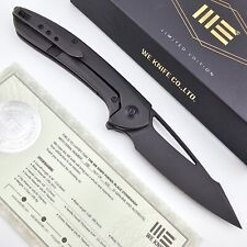 We Knife Co Fornix Folding Knife Black Titanium Handles Black 20CV Blade 2016B picture